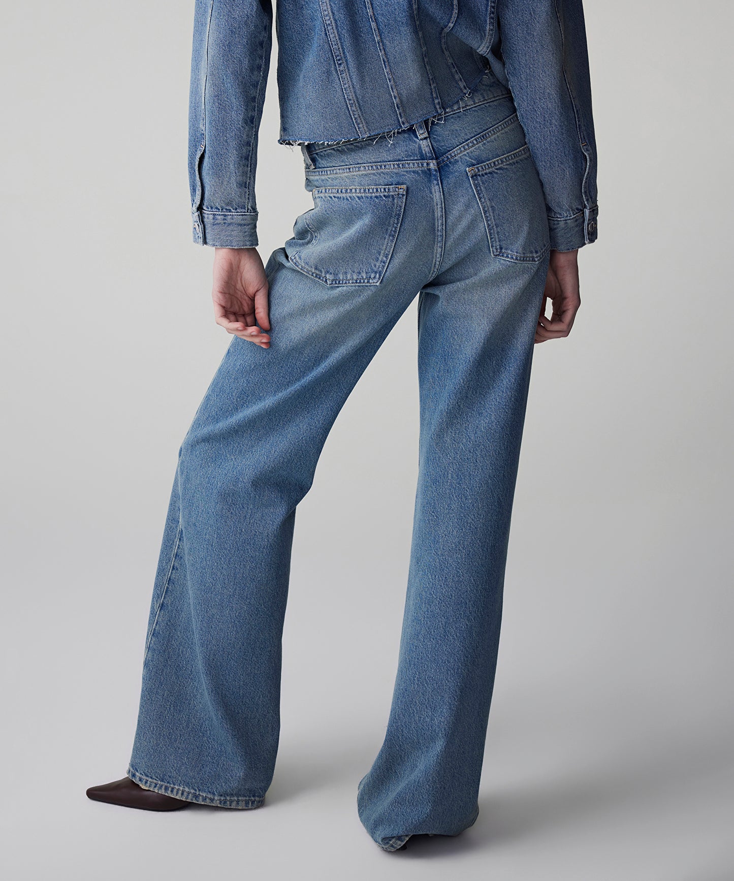 Wide Leg Jean Pantolon