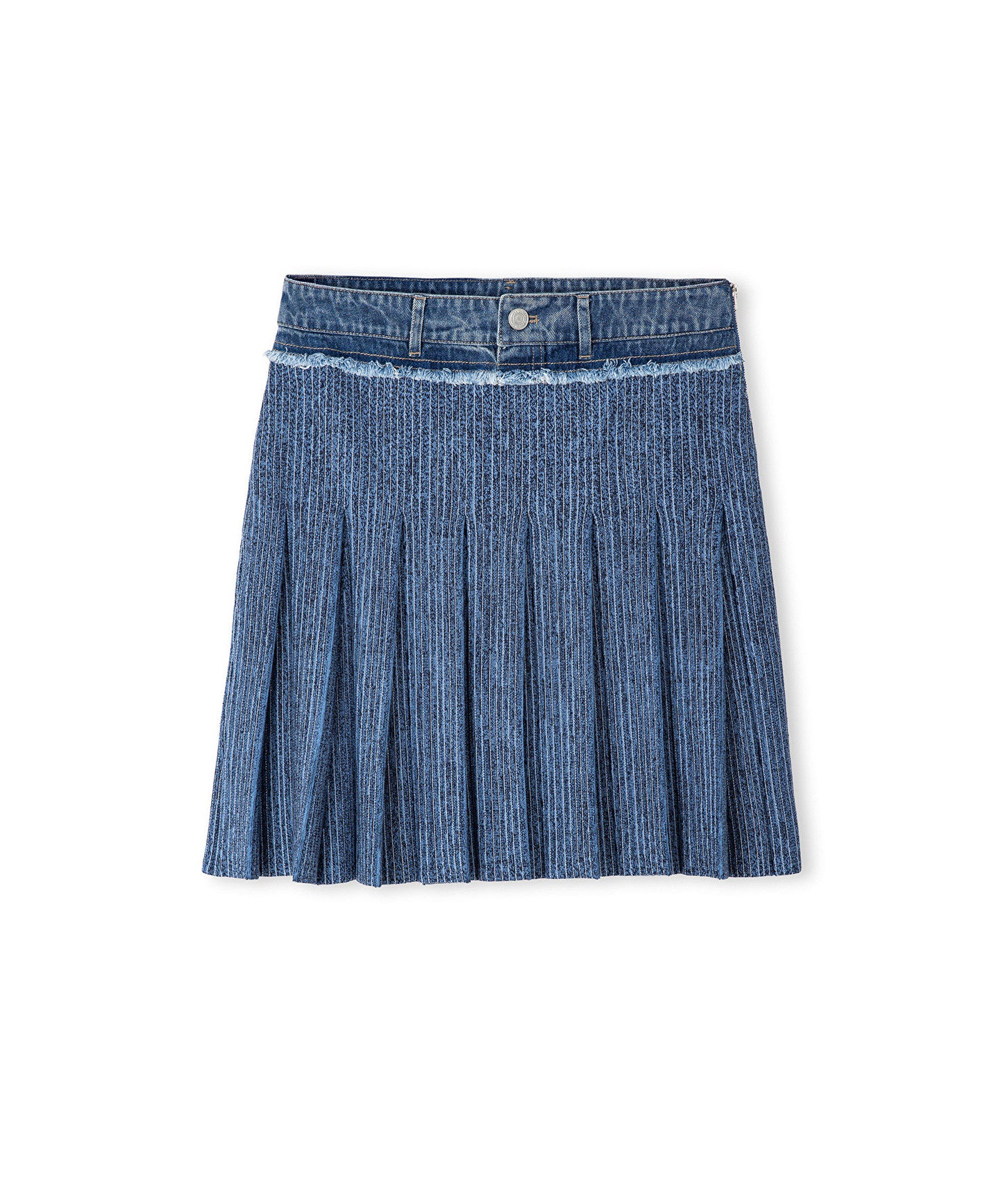Denim Mix Triko Etek