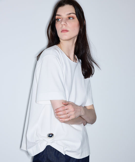 Metal Aksesuarlı Tişört