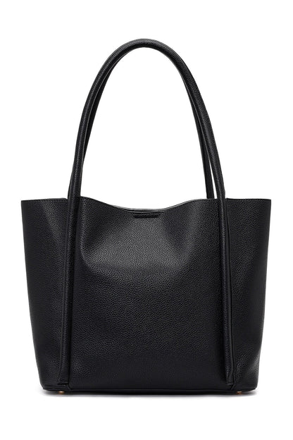 Kadın Siyah Baskılı Omuz Çantası