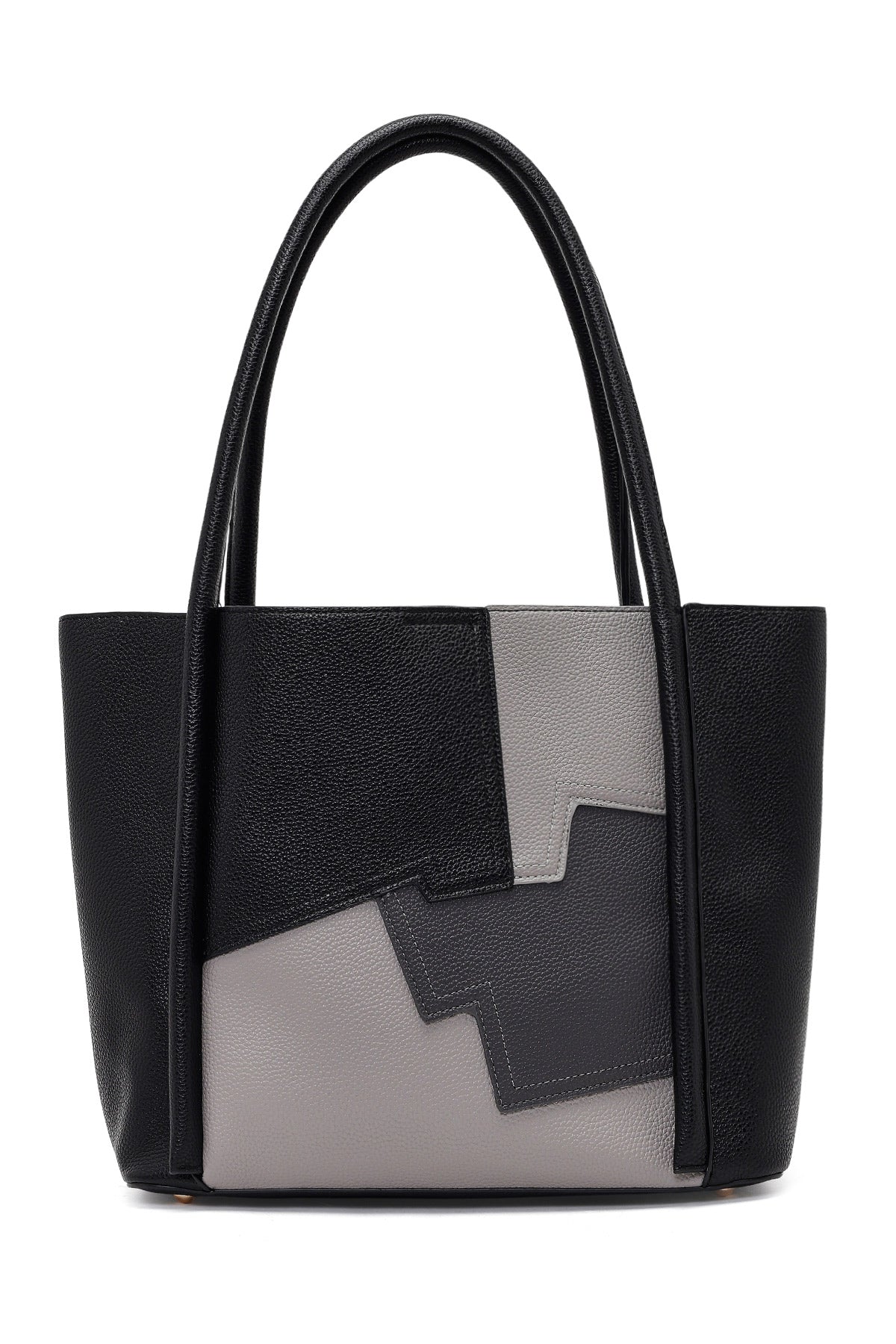 Kadın Siyah Baskılı Omuz Çantası