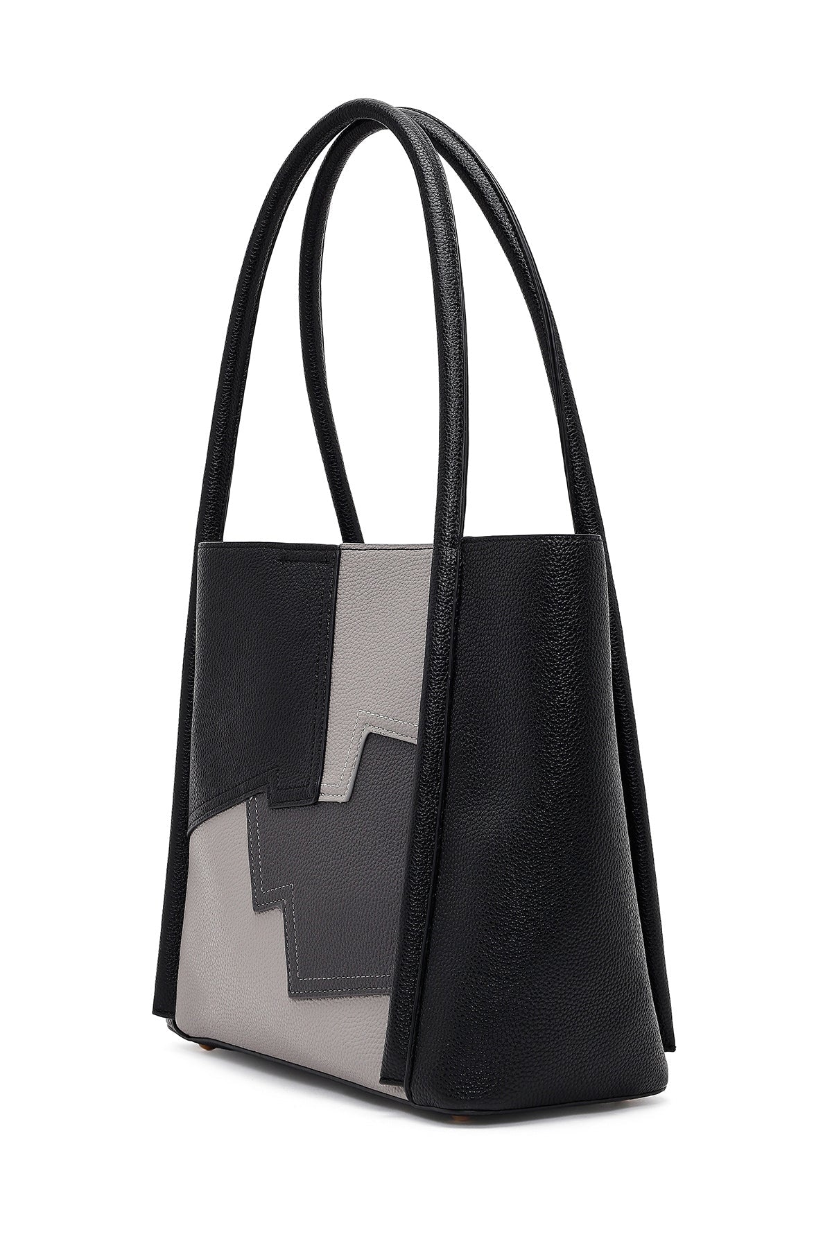 Kadın Siyah Baskılı Omuz Çantası