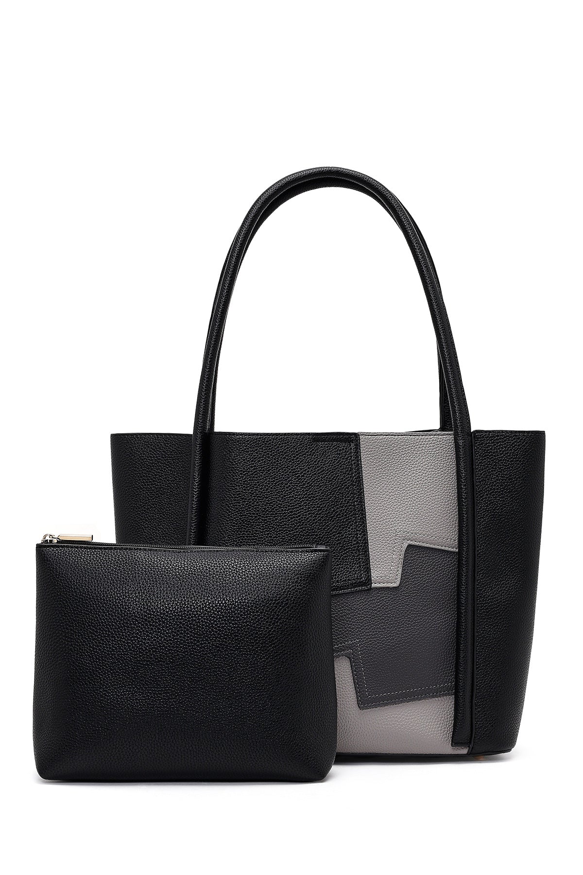 Kadın Siyah Baskılı Omuz Çantası