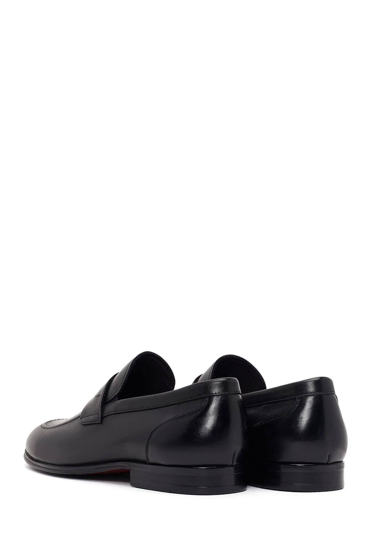 Erkek Siyah Deri Klasik Loafer