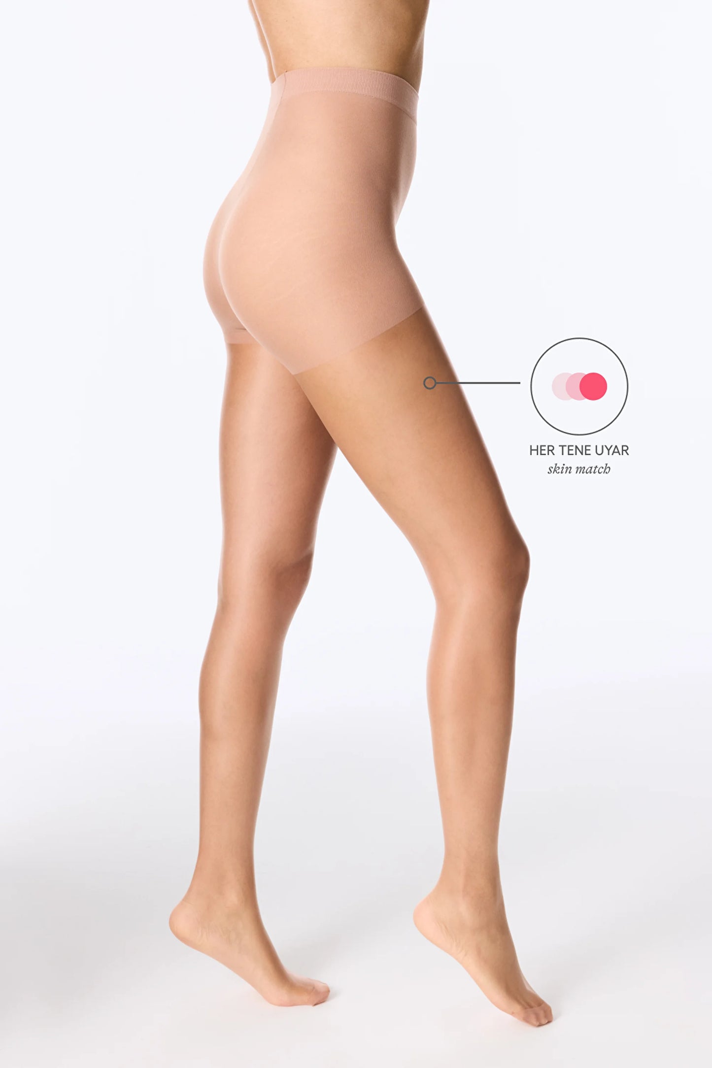 Skin Match Külotlu Çorap