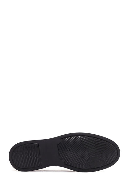 Erkek Siyah Süet Deri Loafer