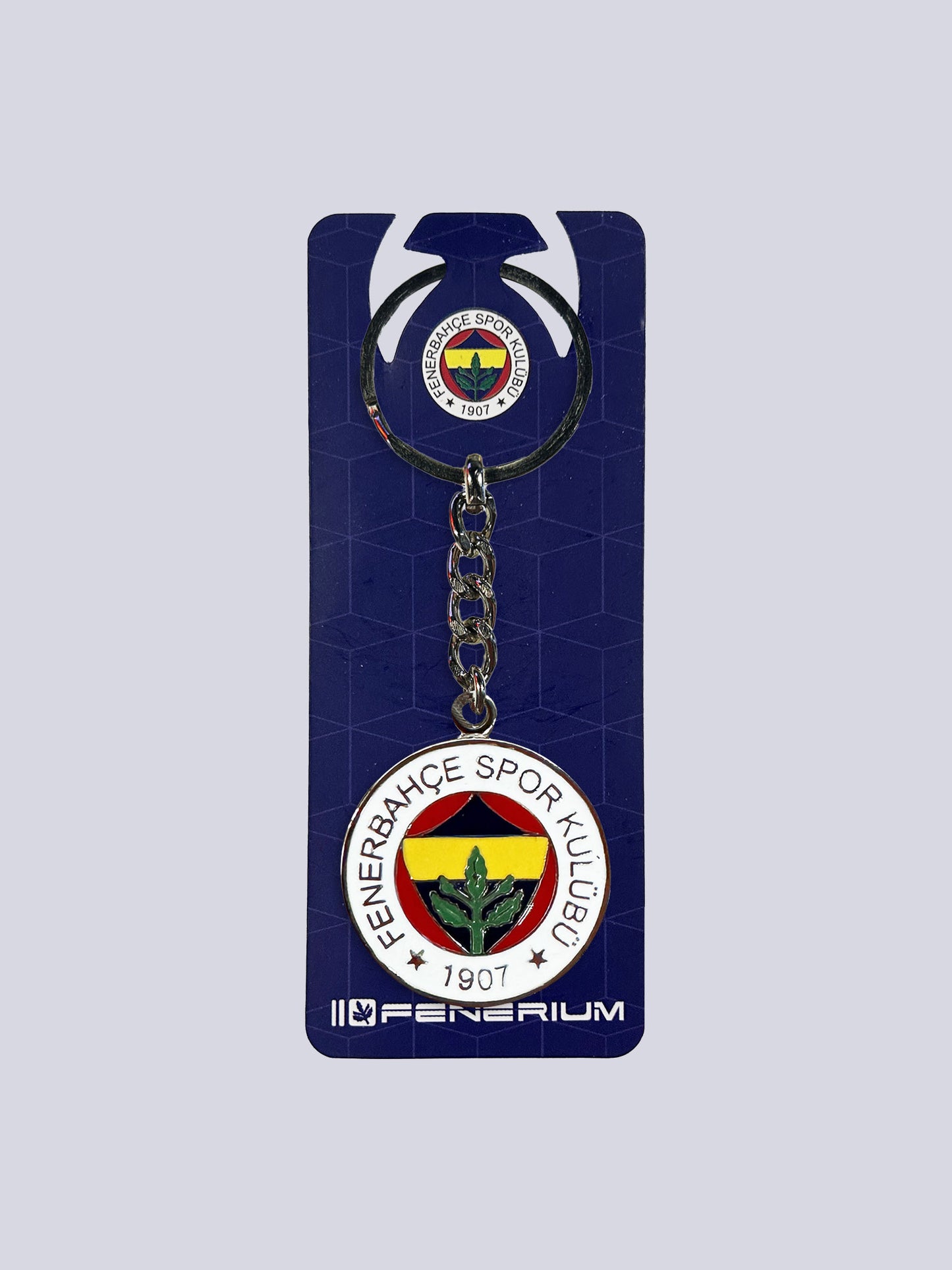 Fenerbahçe Klasik 6 Renk Logolu Metal Anahtarlık
