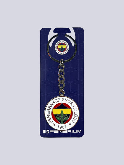 Fenerbahçe Klasik 6 Renk Logolu Metal Anahtarlık