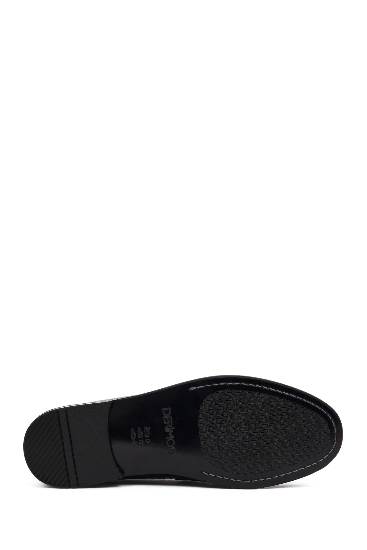 Erkek Lacivert Deri Klasik Loafer