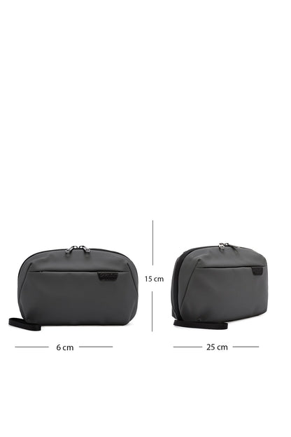 D-pack Erkek Gri Kumaş El Çantası