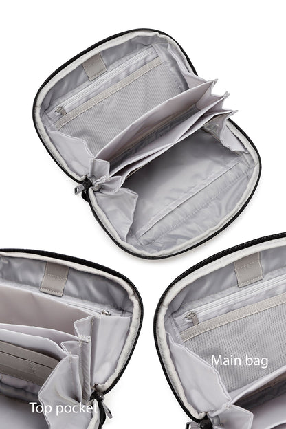 D-pack Erkek Gri Kumaş El Çantası