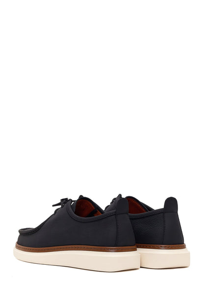 Erkek Siyah Deri Casual Ayakkabı