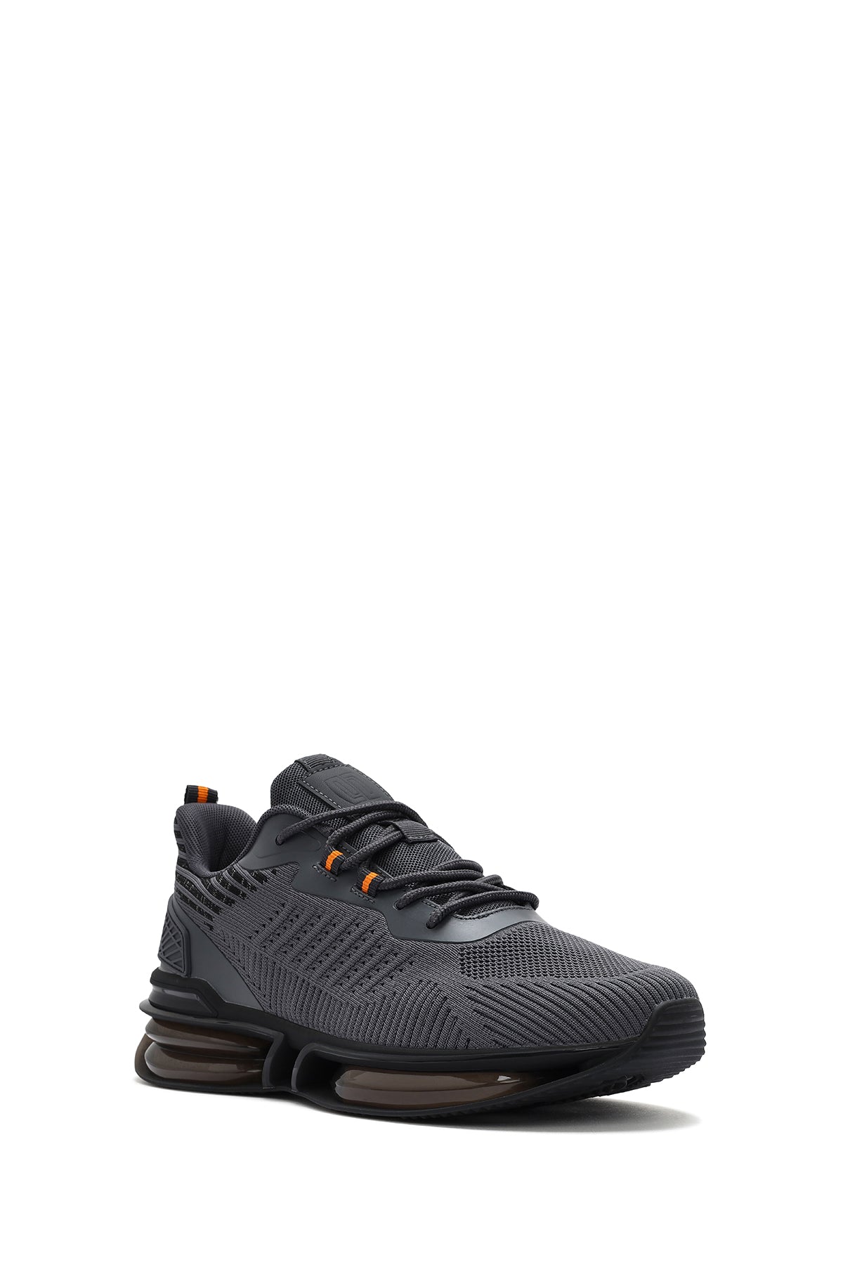 Derimod Zero Erkek Gri Bağcıklı Kalın Tabanlı Kumaş Sneaker