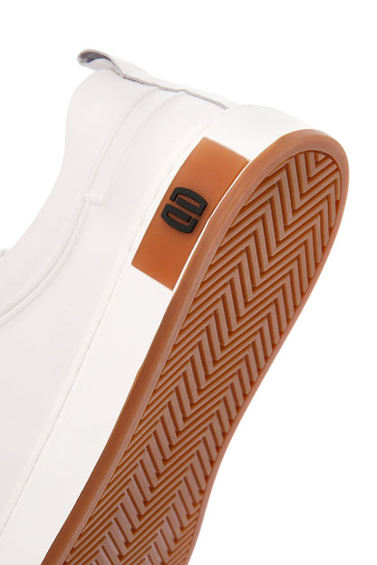 Erkek Beyaz Deri Sneaker