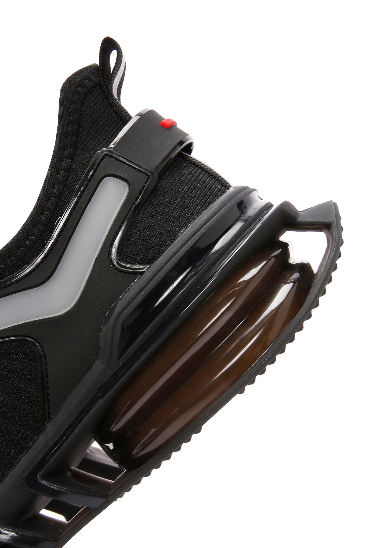 Erkek Siyah Bağcıklı Kalın Tabanlı Kumaş Sneaker
