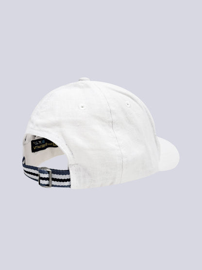 Fenerbahçe Beyaz Keten Unisex Şapka