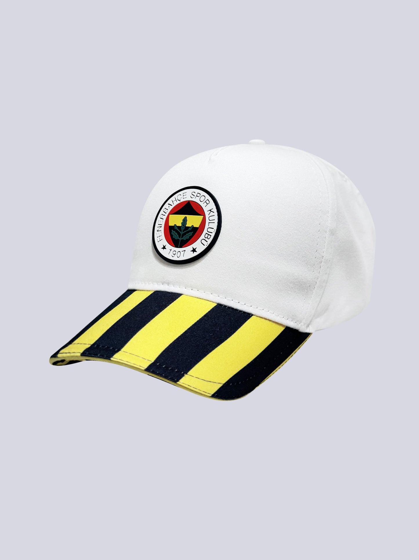 Fenerbahçe Beyaz Altı Renk Logolu Unisex Şapka