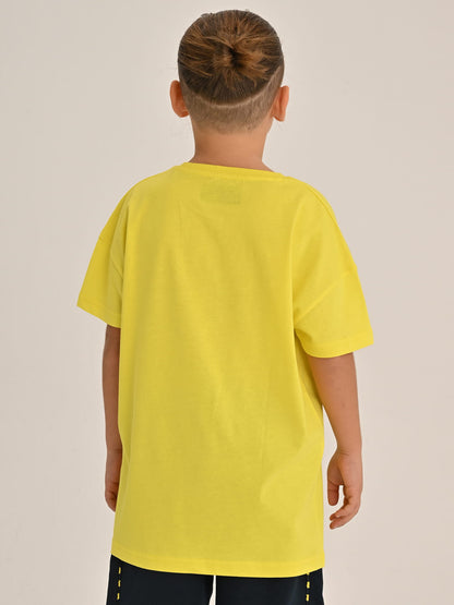Fenerbahçe Sarı Kolej Yellow Canaries Çocuk Oversize Tshirt