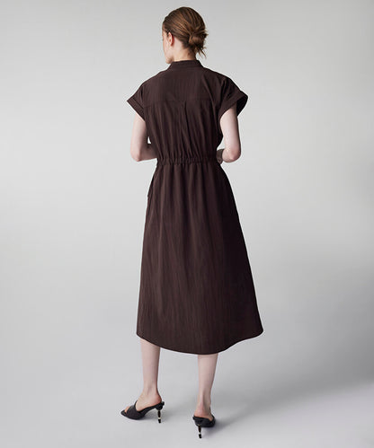 Kahverengi Ince Kuşaklı Gömlek Elbise Is1260002235074 | Ipekyol