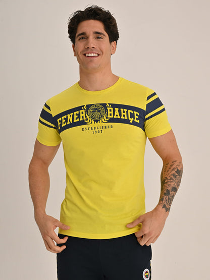 Fenerbahçe Sarı Kolej Established 1907 Erkek Tshirt