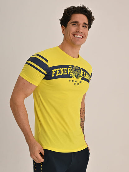 Fenerbahçe Sarı Kolej Established 1907 Erkek Tshirt