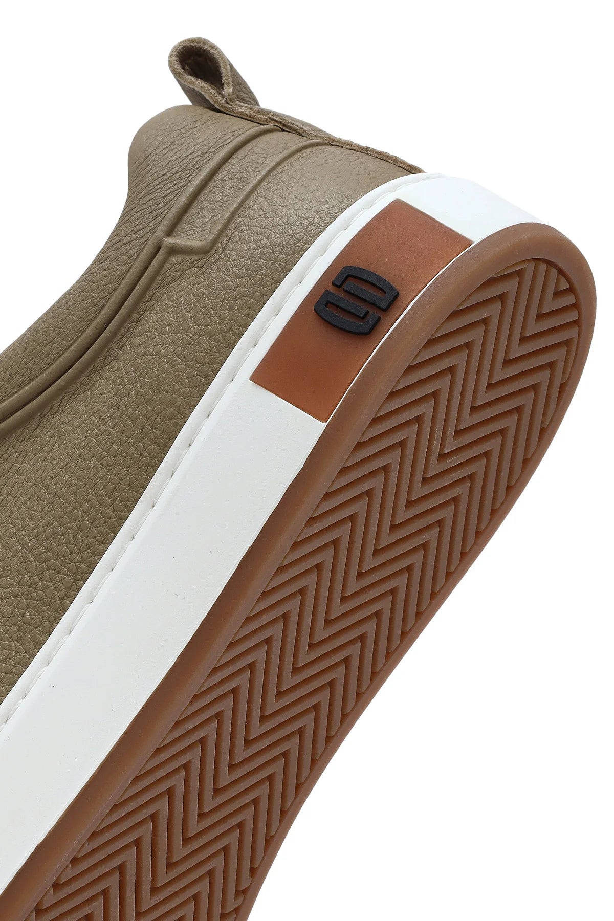 Erkek Bej Deri Sneaker