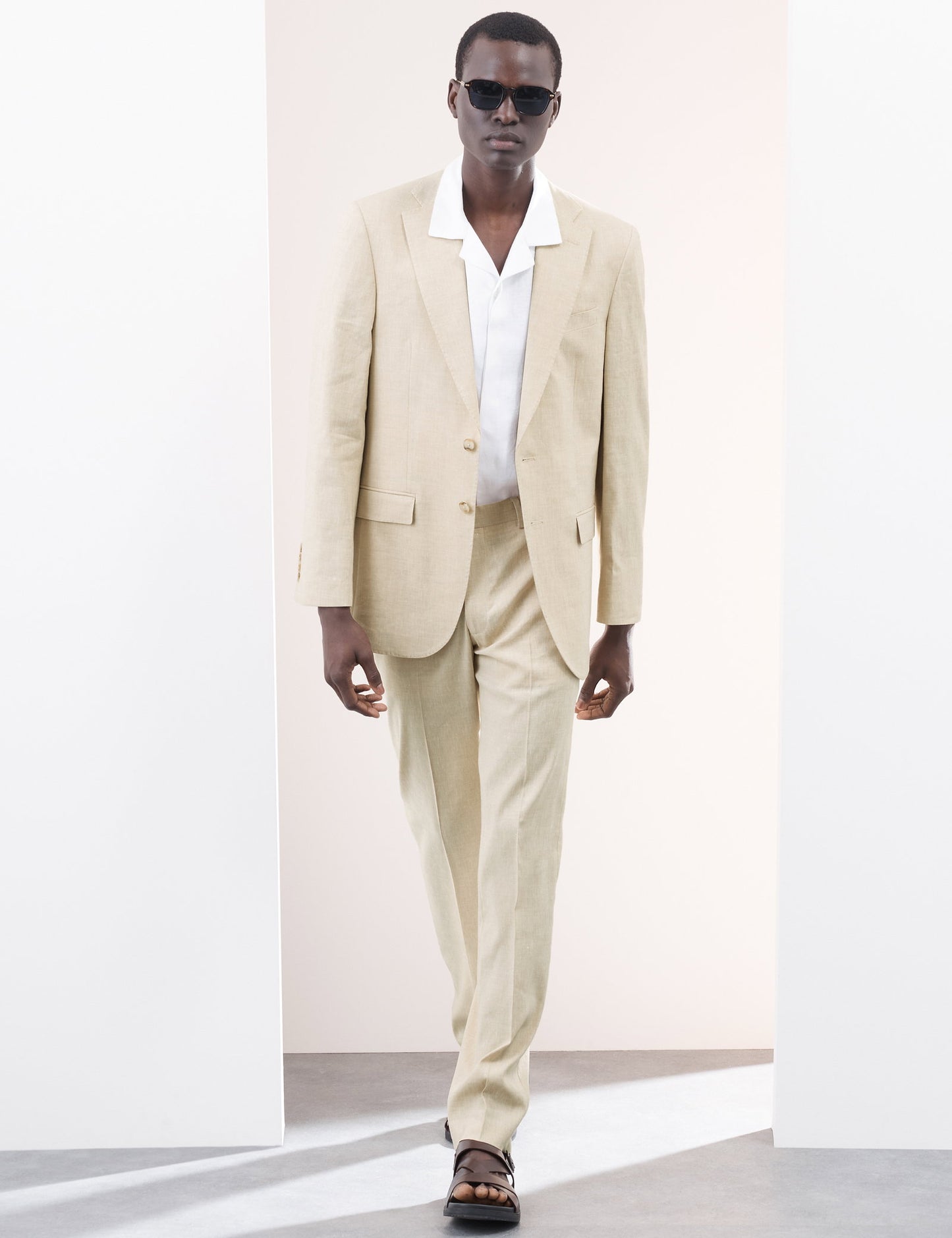 Keten Karışımlı Tailored Fit Takım Pantolonu