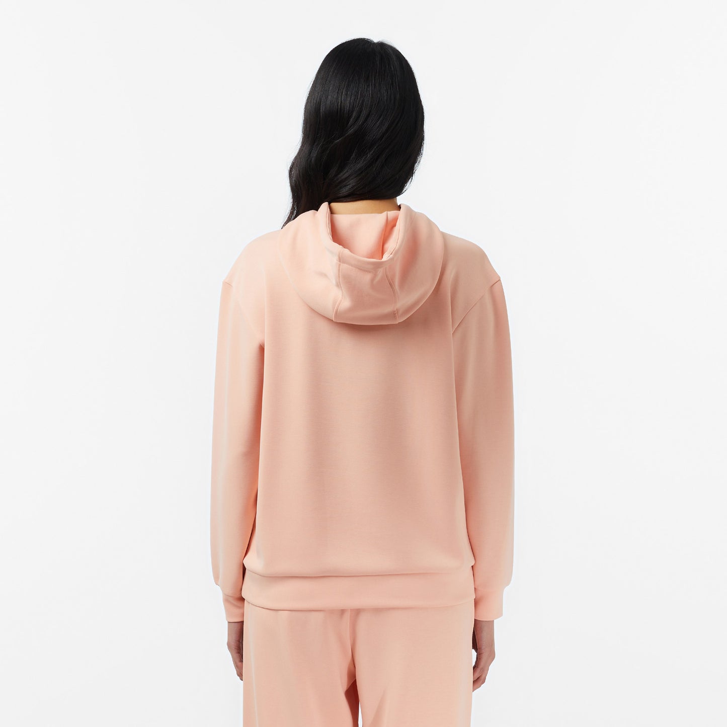 Kadın Regular Fit Kapüşonlu Turuncu Sweatshirt