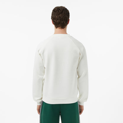 Erkek Classic Fit Bisiklet Yaka Krem Sweatshirt