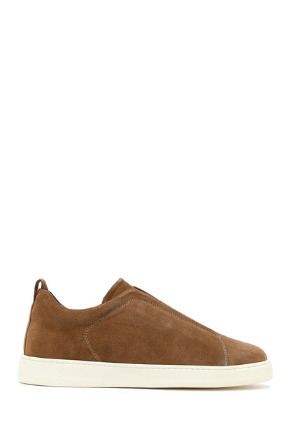 Erkek Taba Süet Deri Sneaker