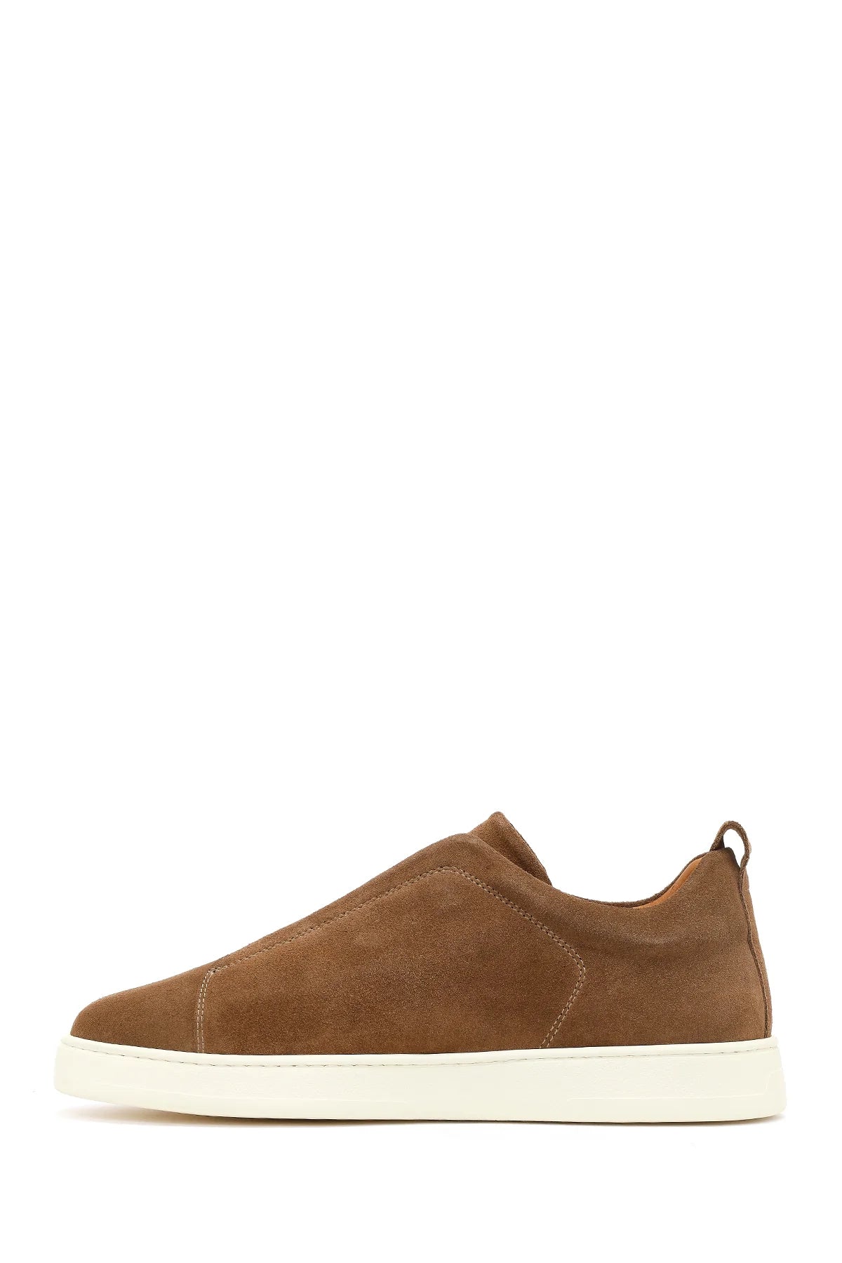 Erkek Taba Süet Deri Sneaker