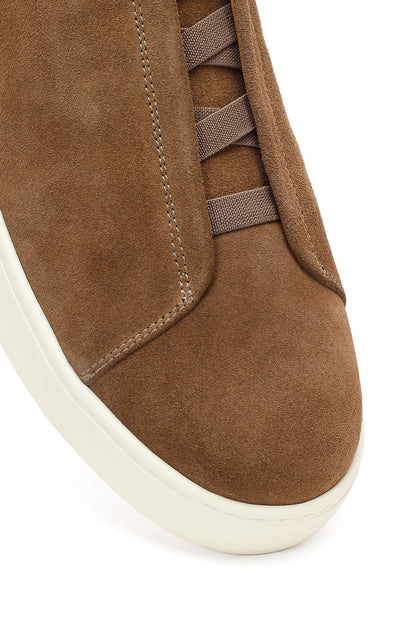 Erkek Taba Süet Deri Sneaker