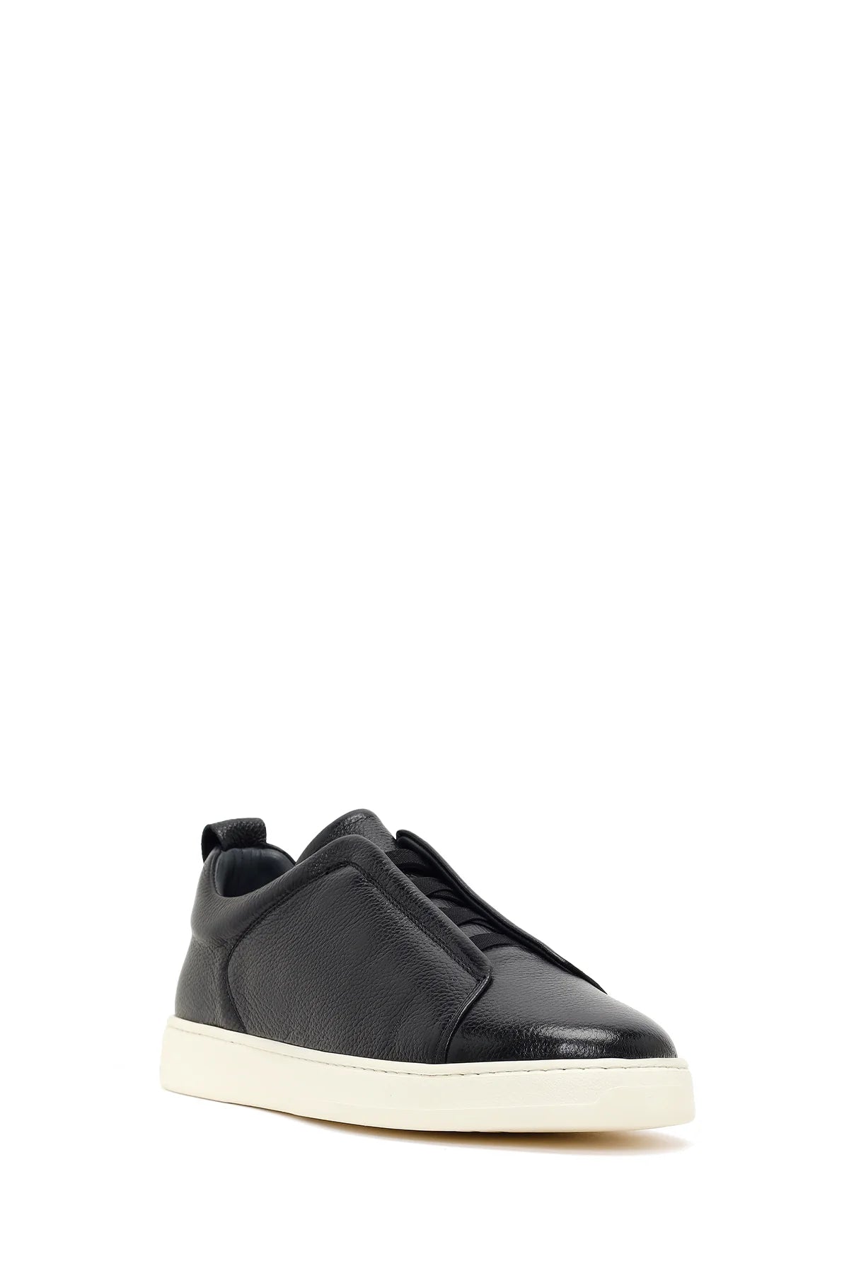 Erkek Siyah Deri Sneaker