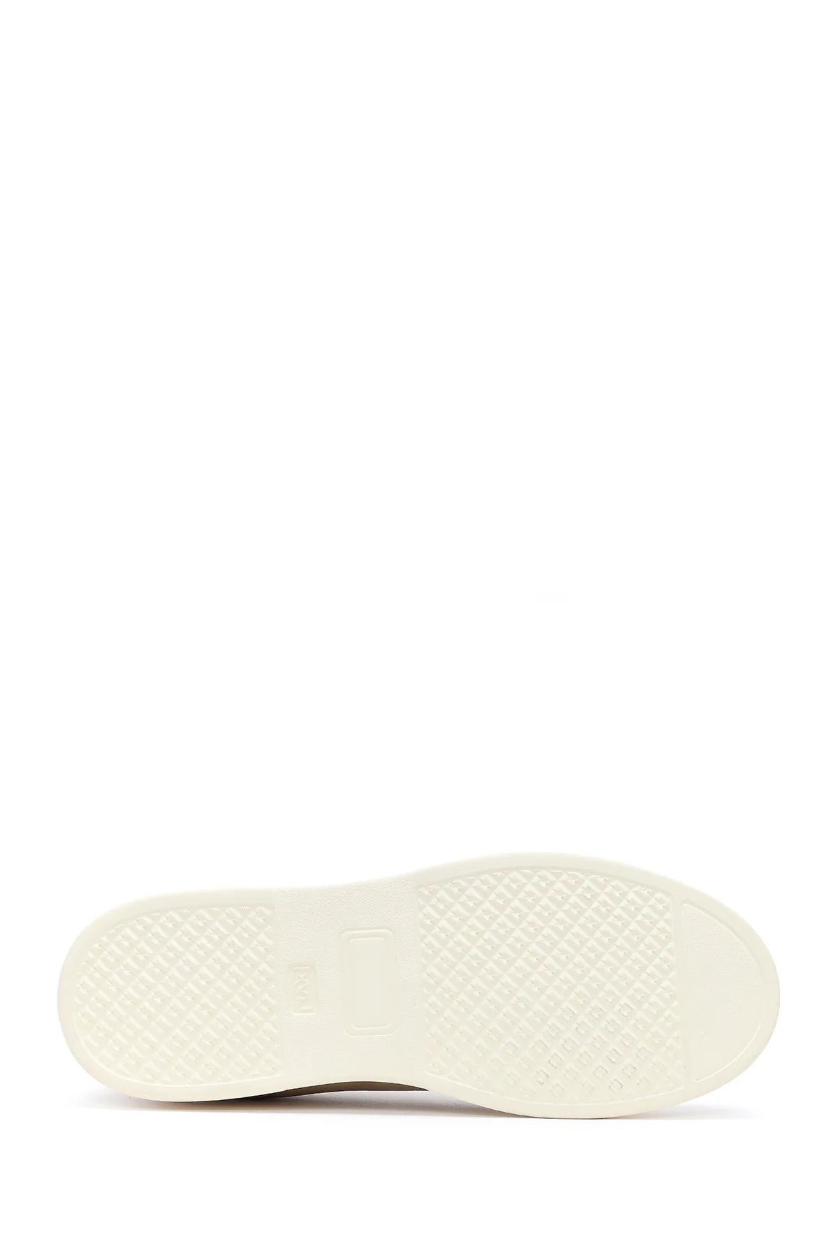 Erkek Açık Gri Deri Sneaker