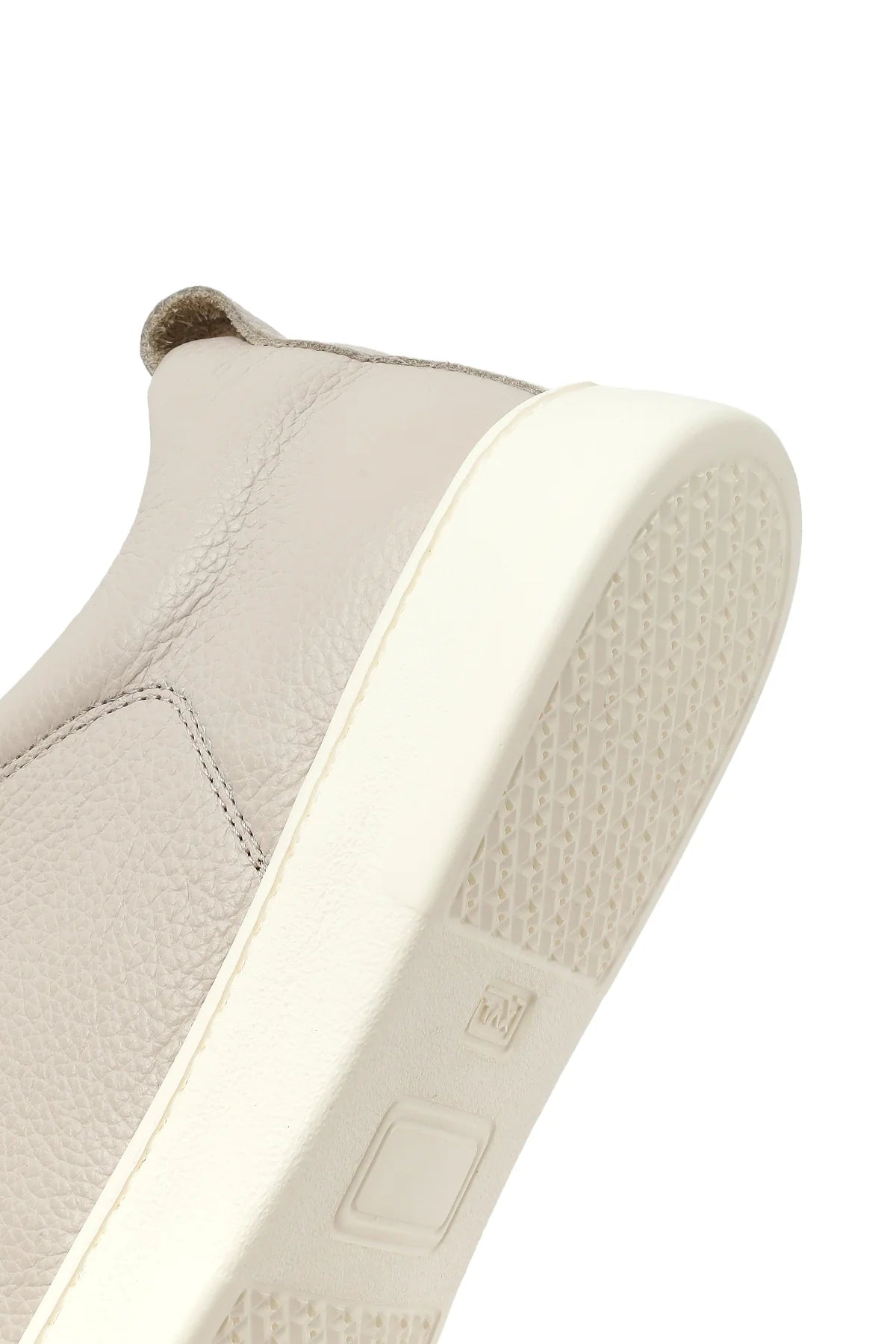 Erkek Açık Gri Deri Sneaker
