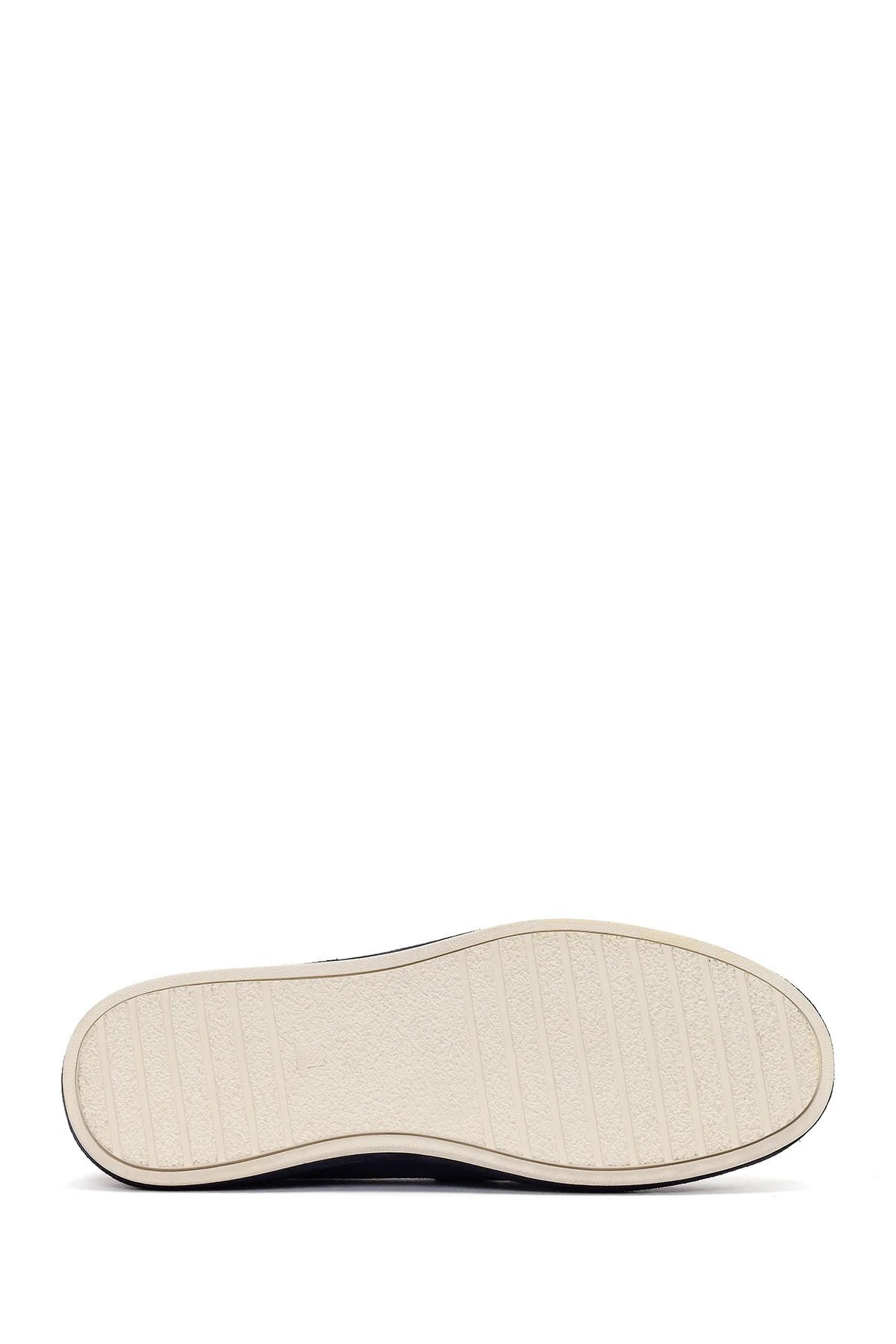 Erkek Lacivert Süet Deri Loafer