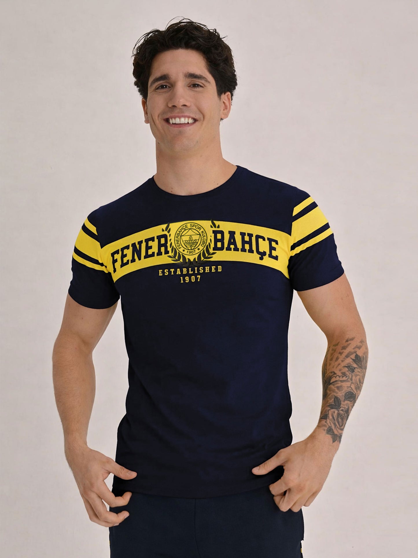 Fenerbahçe Lacivert Kolej Established 1907 Erkek Tshirt
