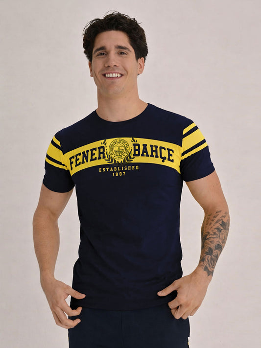 Fenerbahçe Lacivert Kolej Established 1907 Erkek Tshirt
