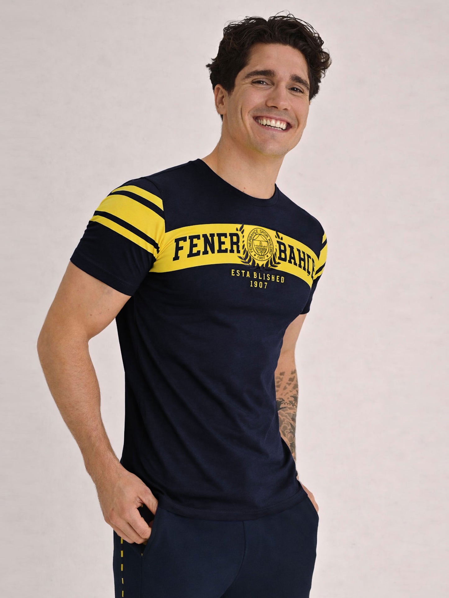 Fenerbahçe Lacivert Kolej Established 1907 Erkek Tshirt