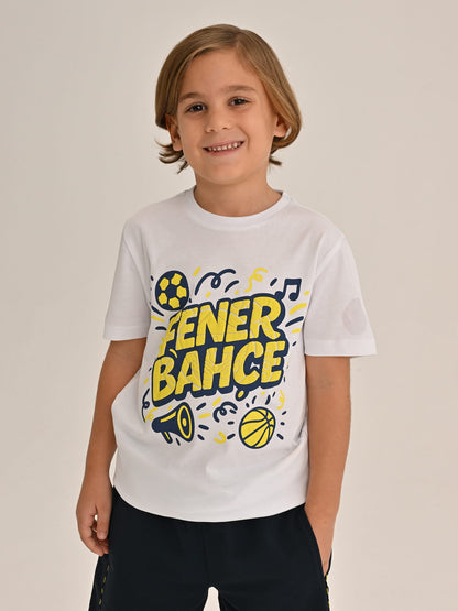 Fenerbahçe Beyaz Tribün Konfeti Çocuk Tshirt