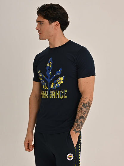 Fenerbahçe Lacivert Tribün Palamut Erkek Tshirt