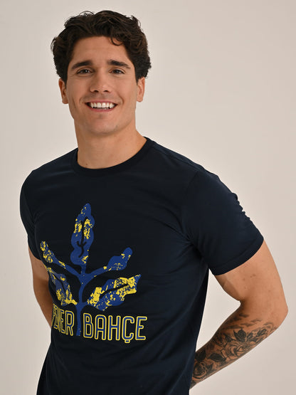 Fenerbahçe Lacivert Tribün Palamut Erkek Tshirt