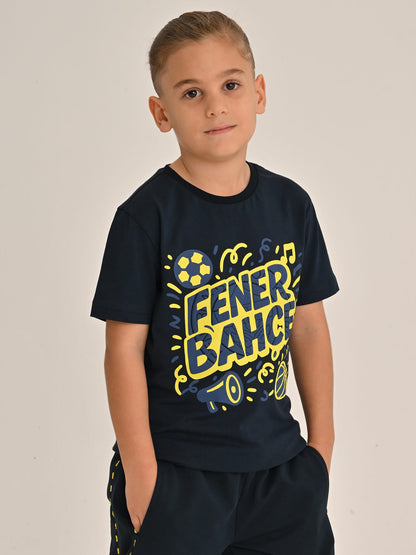 Fenerbahçe Lacivert Tribün Konfeti Çocuk Tshirt