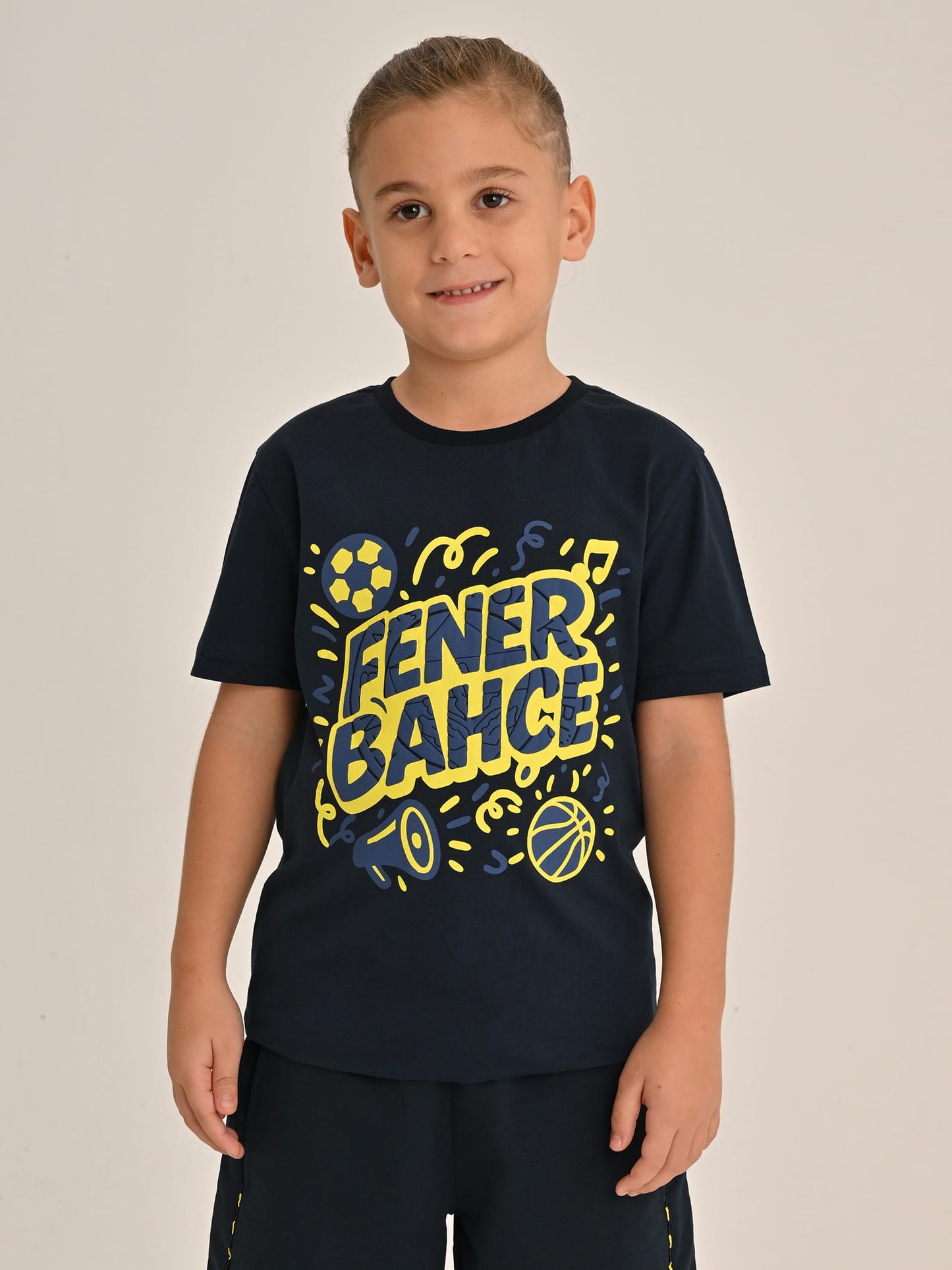 Fenerbahçe Lacivert Tribün Konfeti Çocuk Tshirt
