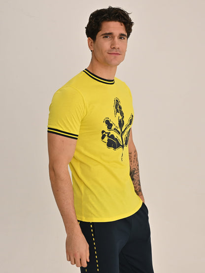 Fenerbahçe Sarı Tribün Tram Palamut Erkek Tshirt