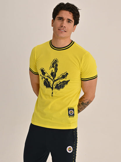 Fenerbahçe Sarı Tribün Tram Palamut Erkek Tshirt