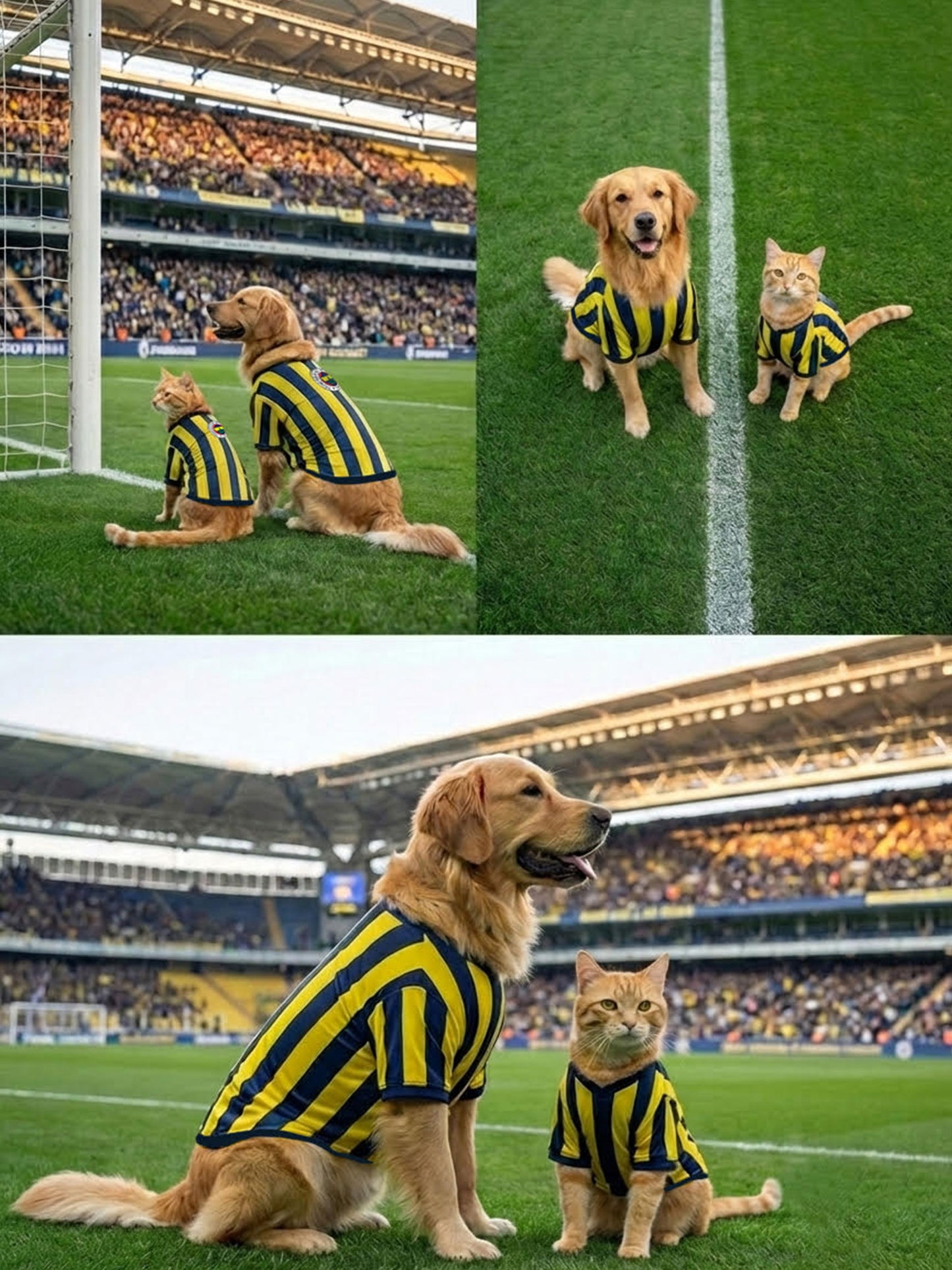 Fenerbahçe Sarı Lacivert Pet Tshirt