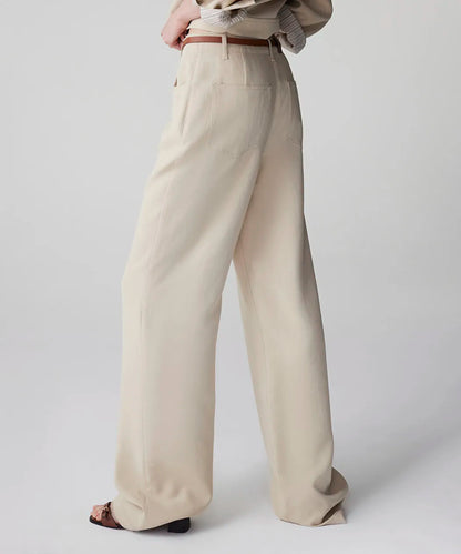 Natürel Kemerli Straight Fit Pantolon Is1260003145003 | Ipekyol