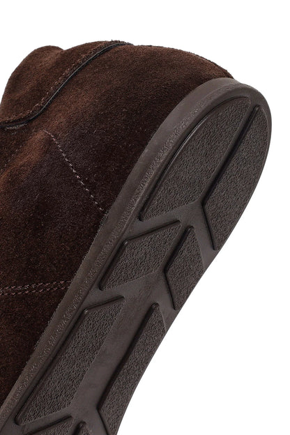 Kadın Kahverengi Bağcıklı Süet Deri Sneaker