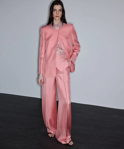 Pembe Viskoz Pantolon Is1260003131039 | Ipekyol